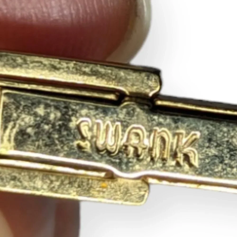 Swank Gold Tone Men's Cufflinks